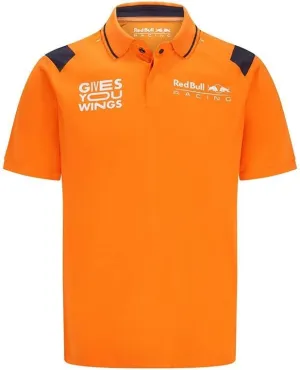 Red Bull Racing F1 Men's Max Verstappen Polo Shirt (S) Orange