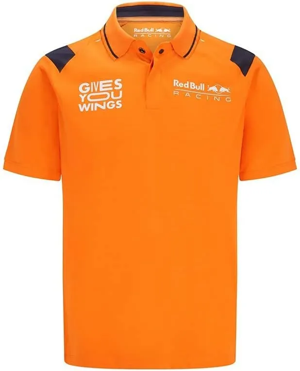 Red Bull Racing F1 Men's Max Verstappen Polo Shirt (S) Orange