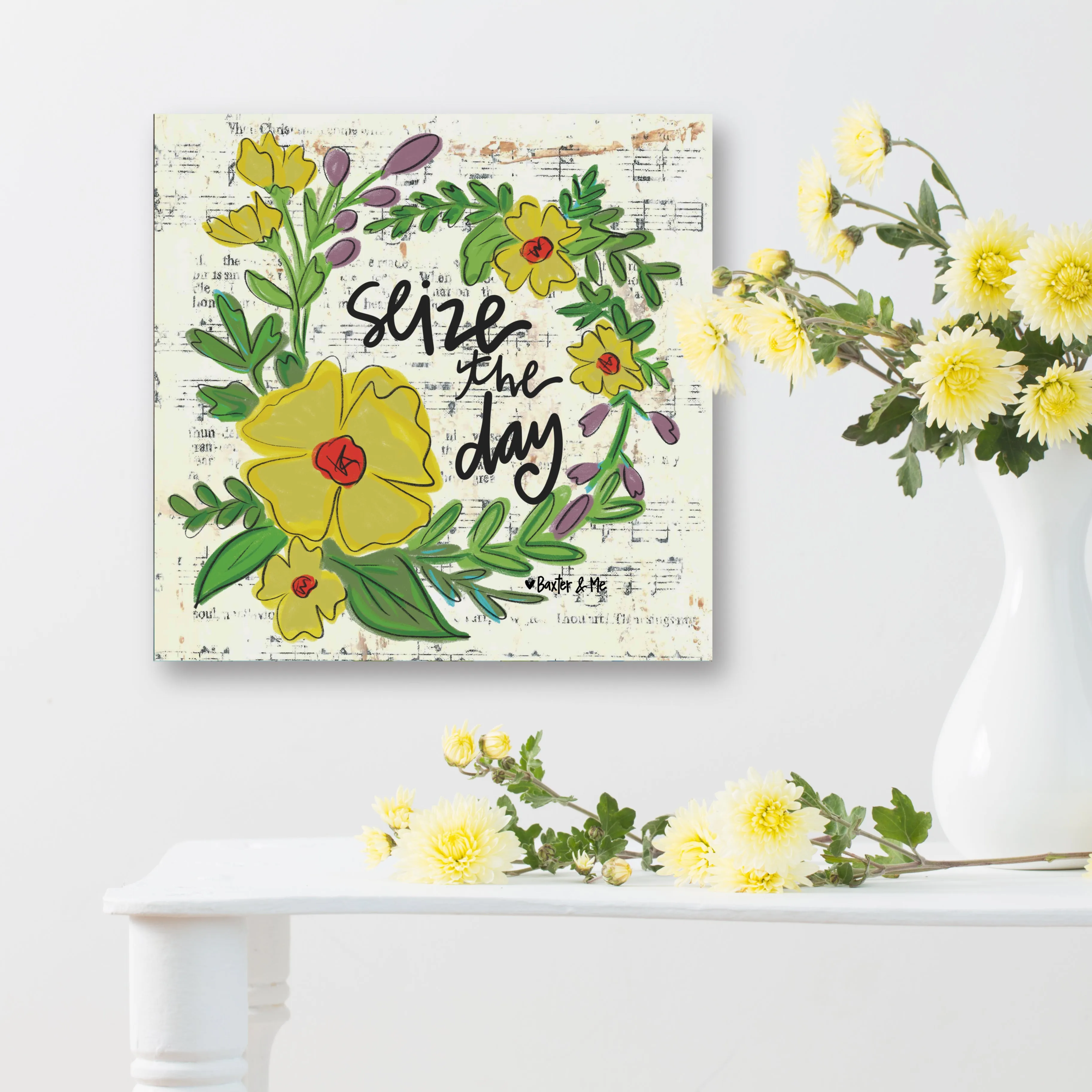 Seize The Day - Wrapped Canvas
