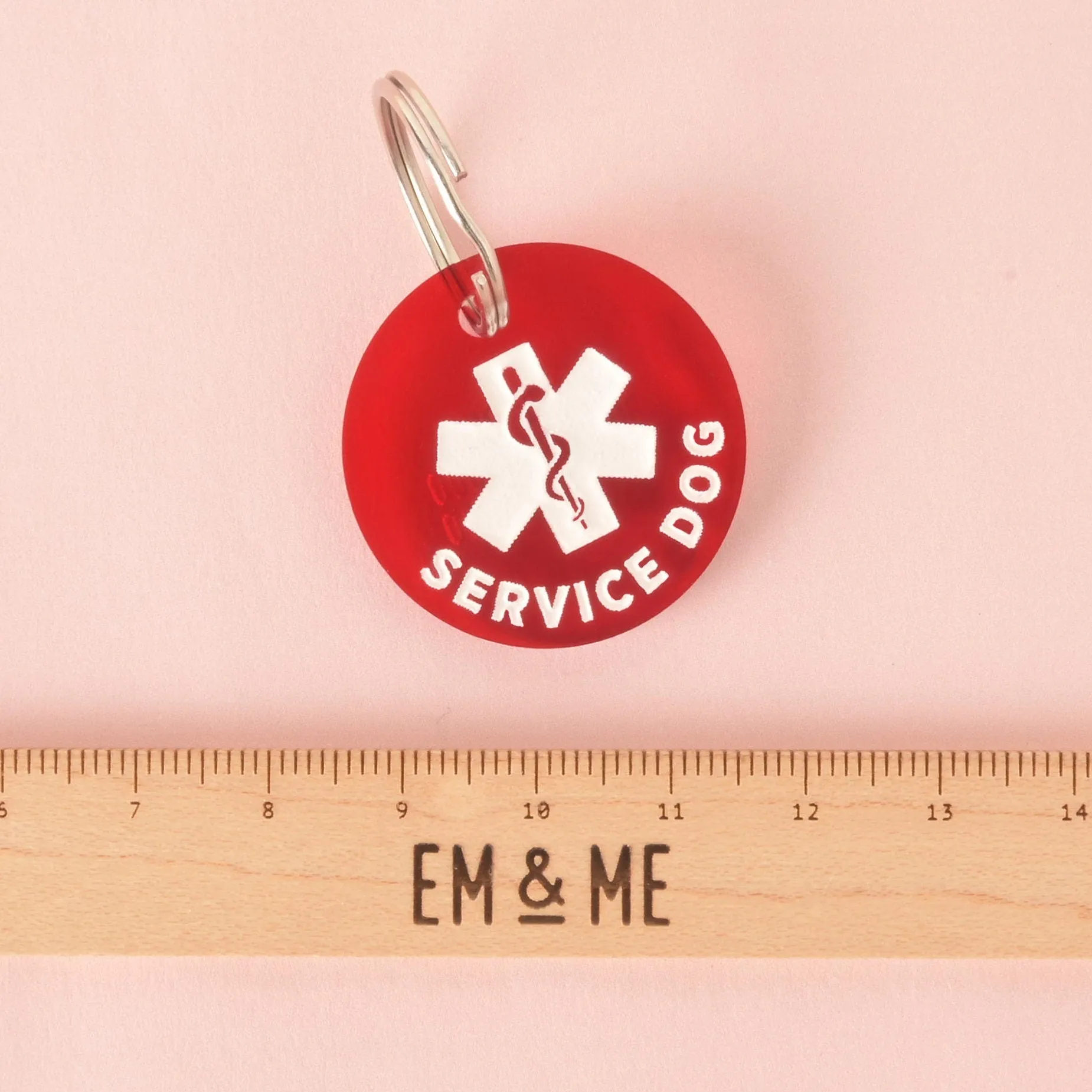 Service Dog Personalized Pet Tag