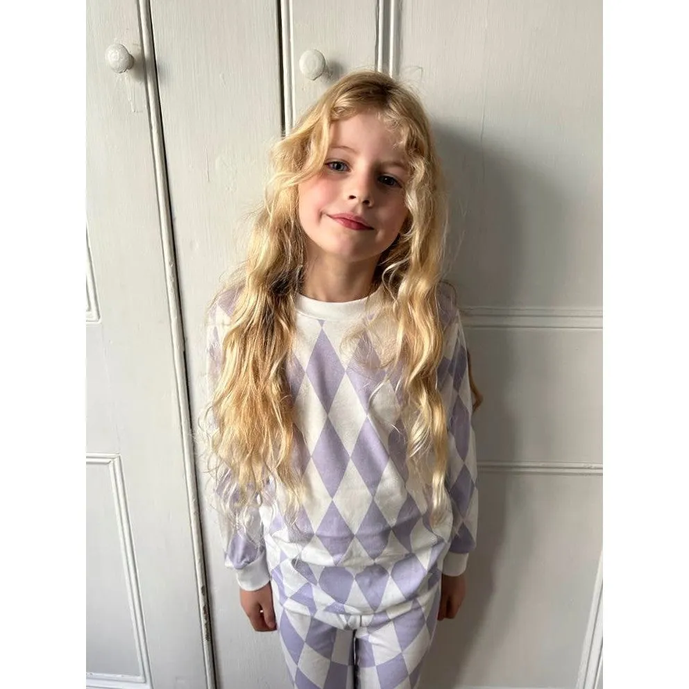 Sleepy Doe x Scout & Co exclusive - Harlequin Thistle kids classic pyjamas