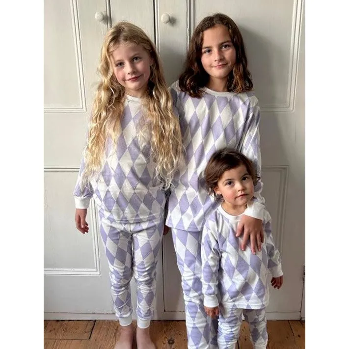 Sleepy Doe x Scout & Co exclusive - Harlequin Thistle kids classic pyjamas
