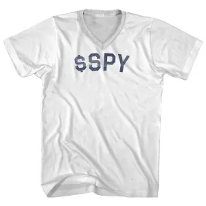 $Spy Adult Cotton V-neck T-shirt