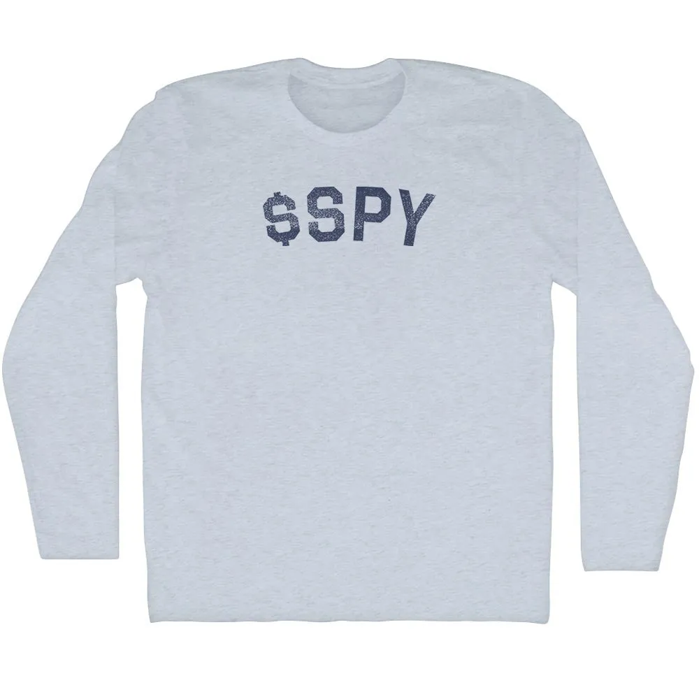 $Spy Adult Tri-Blend Long Sleeve T-shirt