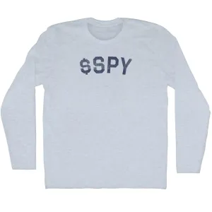 $Spy Adult Tri-Blend Long Sleeve T-shirt