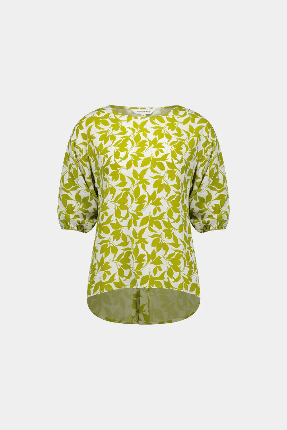 Sybil Top - Lime Print