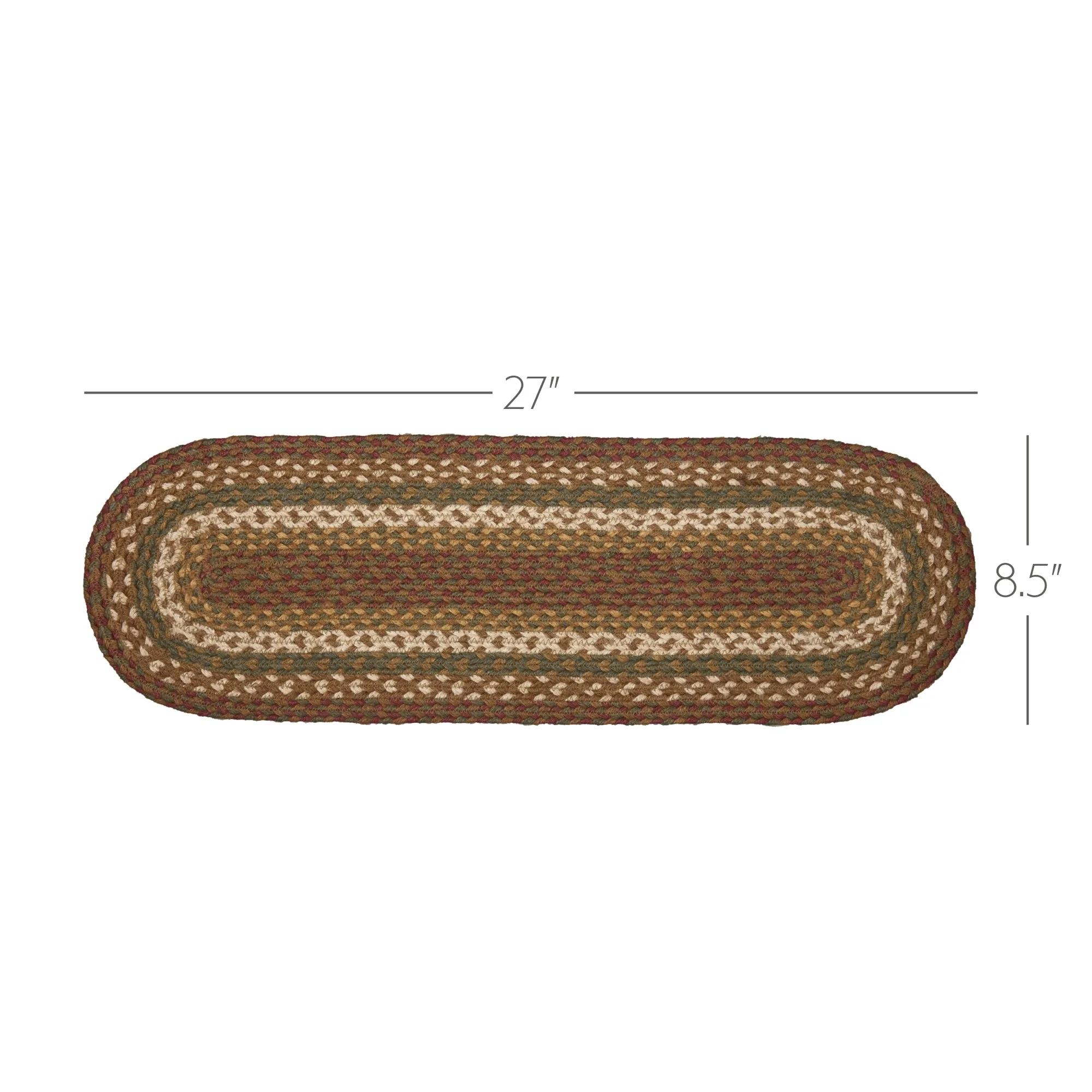 Tea Cabin Jute Stair Tread Latex