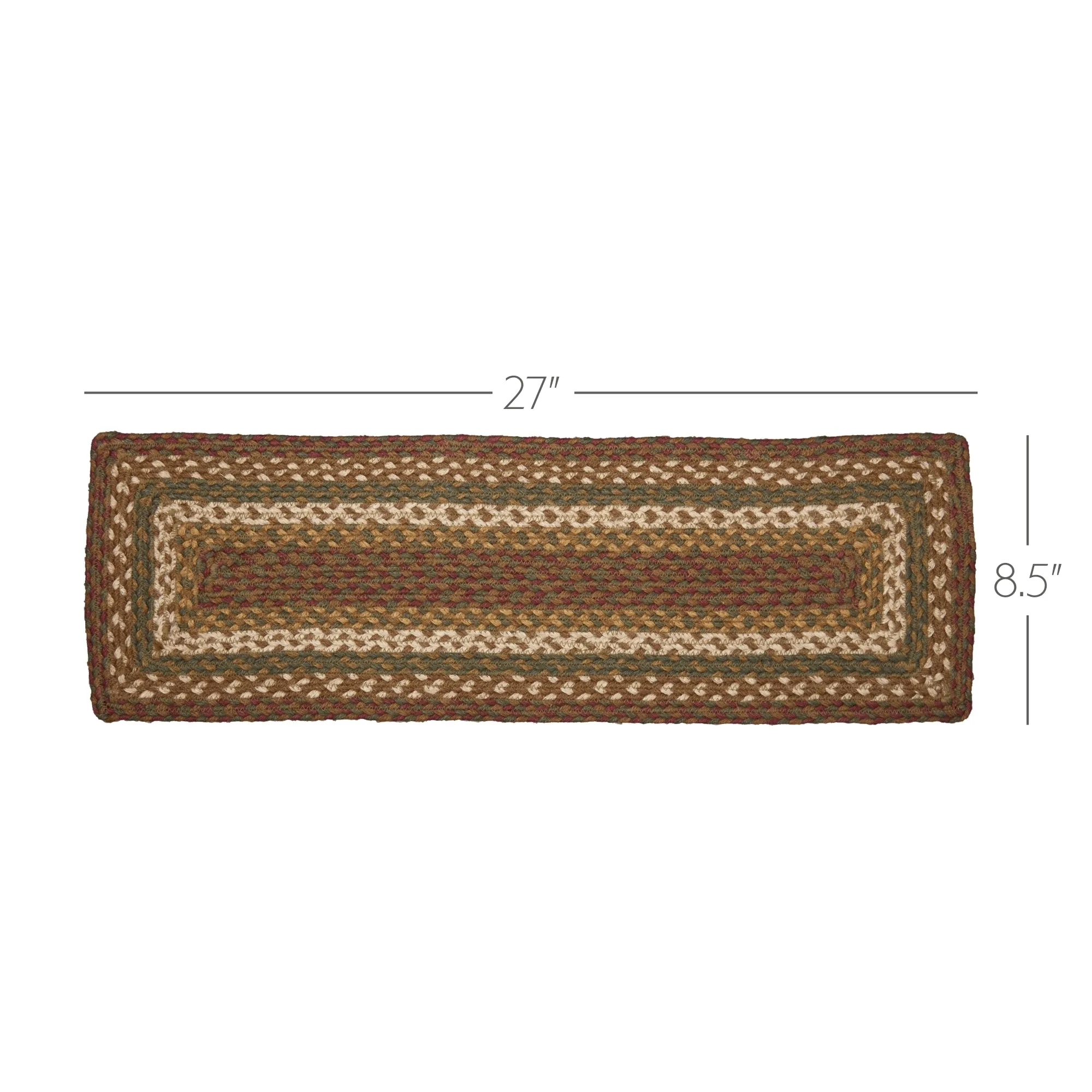 Tea Cabin Jute Stair Tread Latex