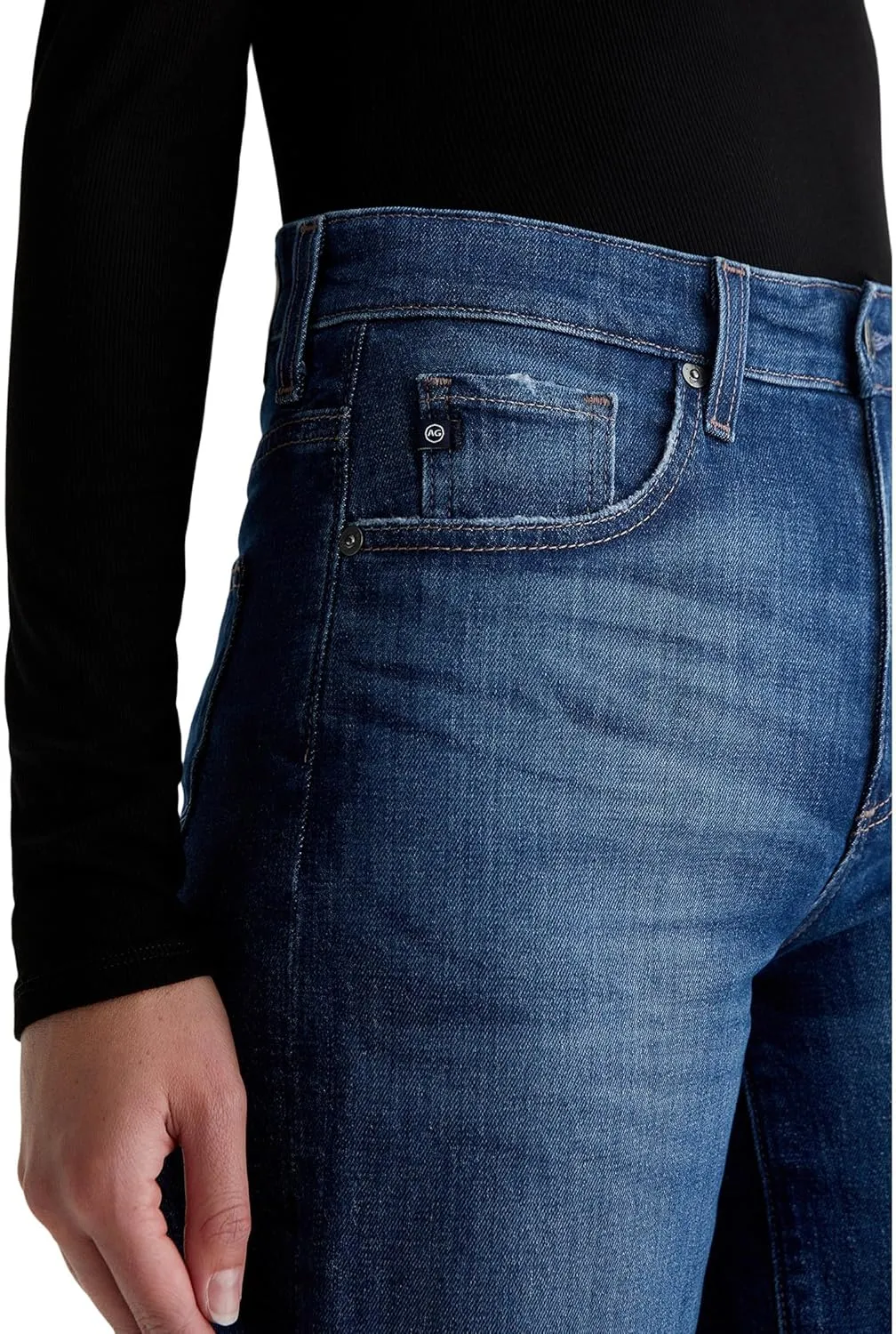 Women's Saige Mid Rise Wide Leg Jean