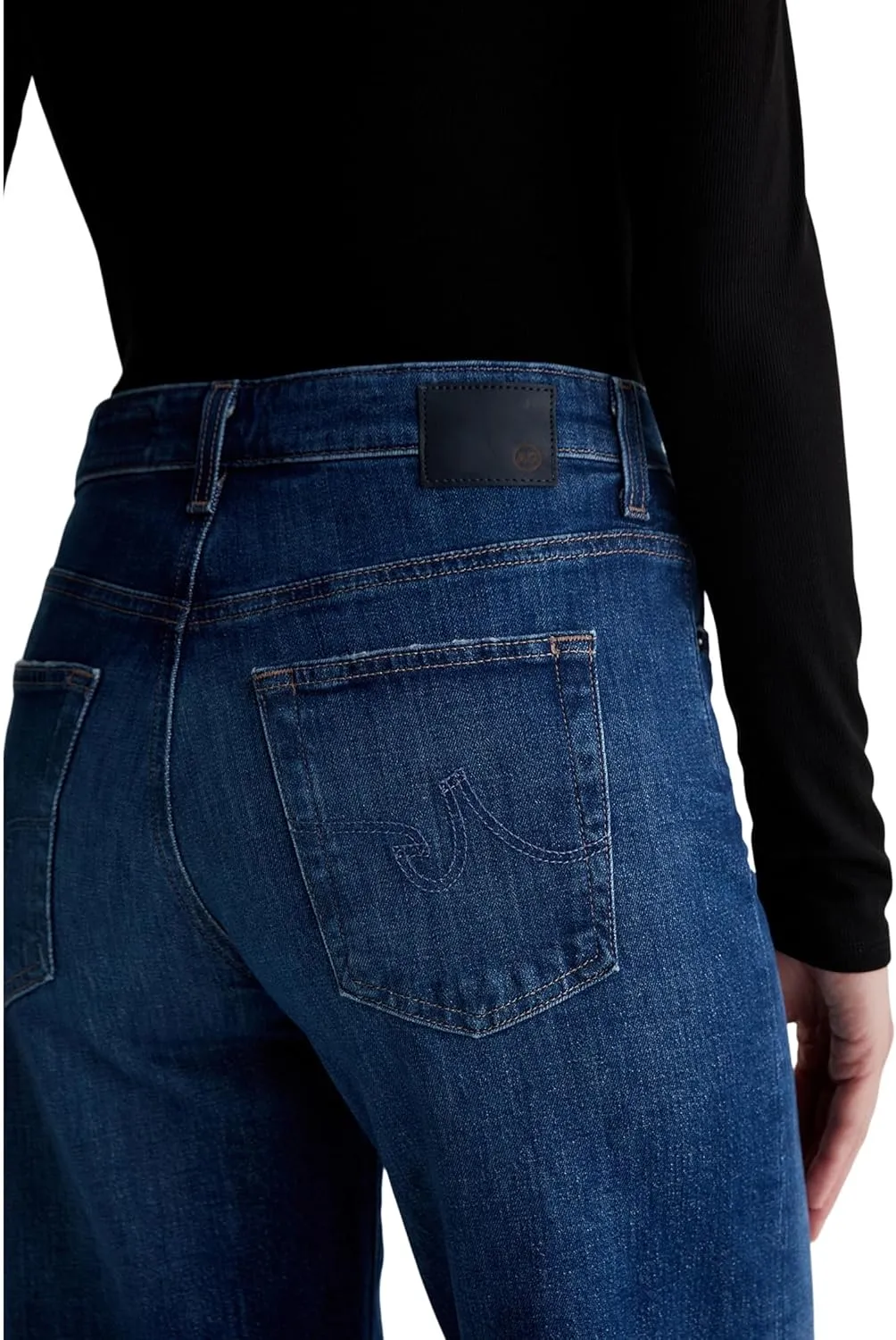 Women's Saige Mid Rise Wide Leg Jean
