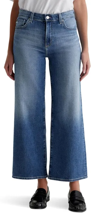 Women's Saige Mid Rise Wide Leg Jean
