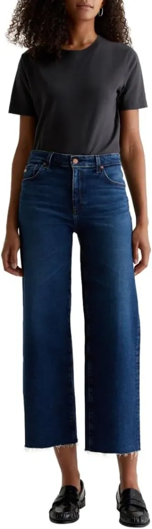 Women's Saige Mid Rise Wide Leg Jean