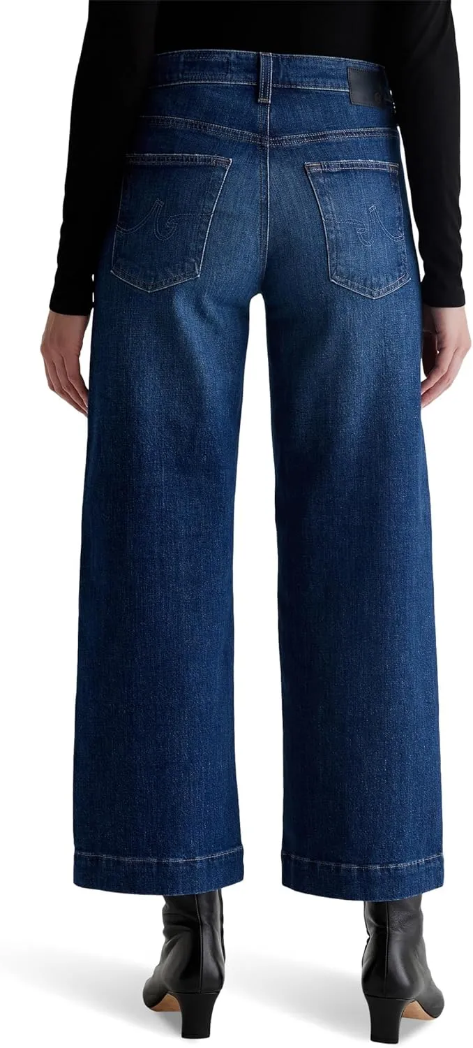 Women's Saige Mid Rise Wide Leg Jean