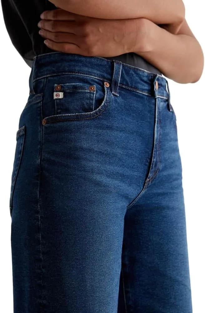 Women's Saige Mid Rise Wide Leg Jean