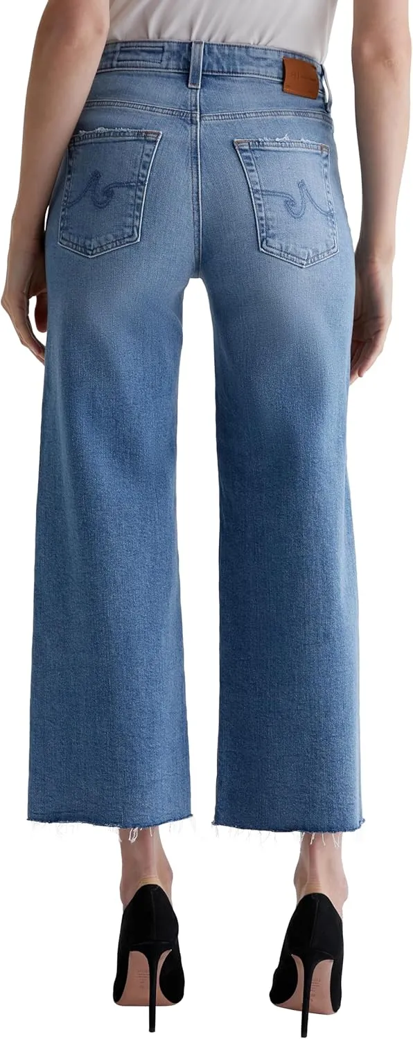 Women's Saige Mid Rise Wide Leg Jean