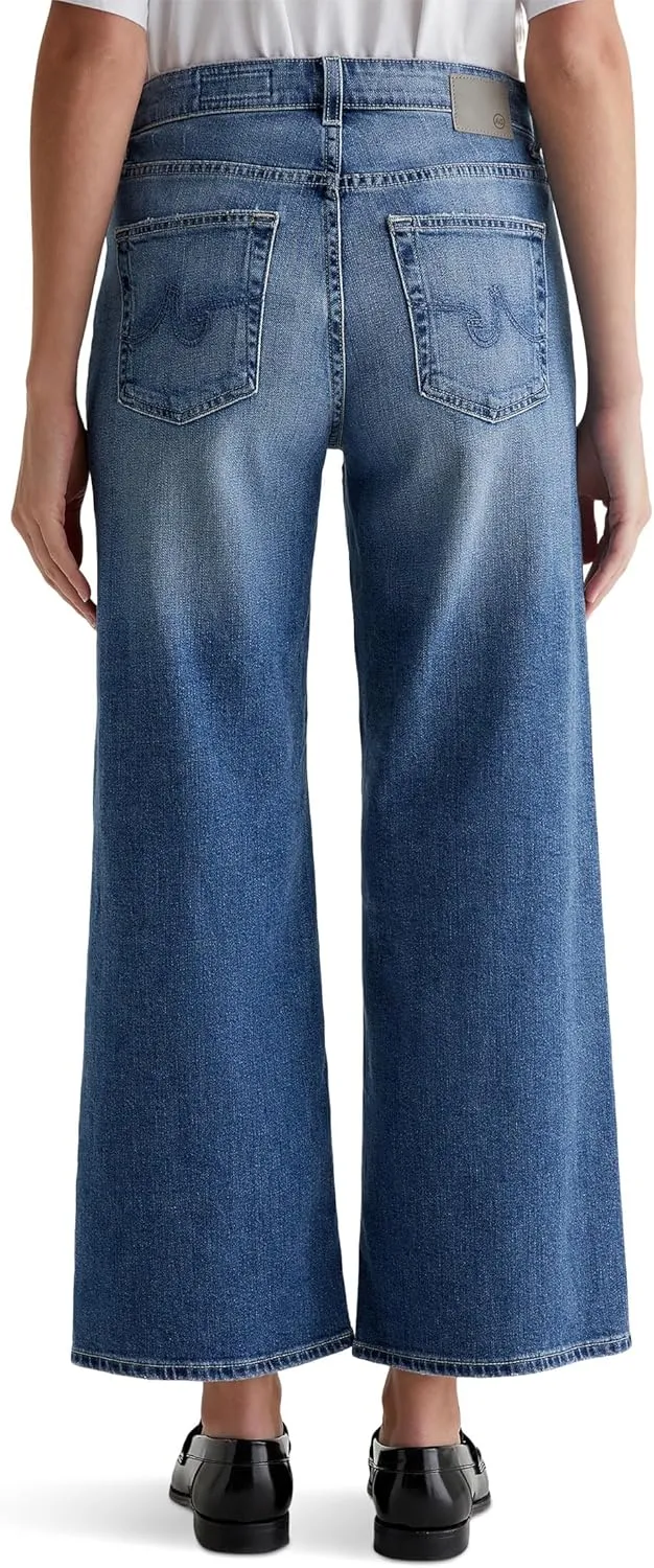 Women's Saige Mid Rise Wide Leg Jean