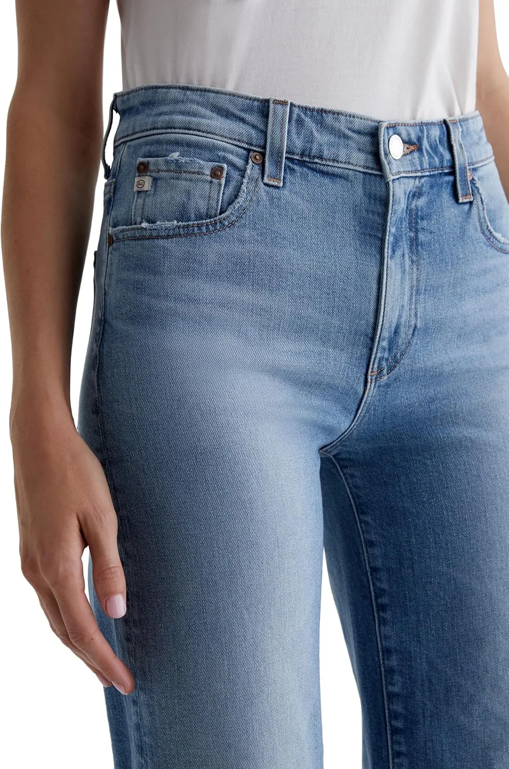 Women's Saige Mid Rise Wide Leg Jean